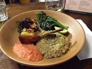 Stuffed artichoke ☄️ at Meshek Barzilay in Tel Aviv