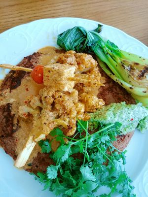 Masala dosa at Meshek Barzilay in Tel Aviv