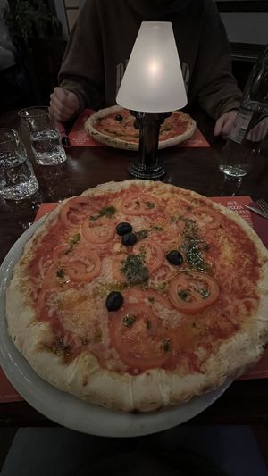 Vegetable Pizza Virgin with vegan cheesee  at Pizzeria Foculus in Ljubljana