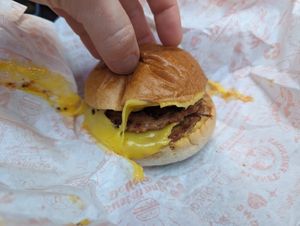 Cheese burger at Neat Burger - Wembley in North West London