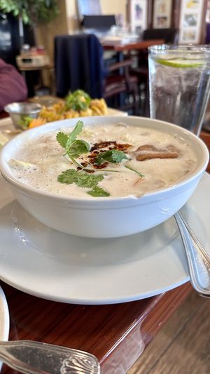 Tom Kha Soup  at Thai Soon Restaurant in Richardson