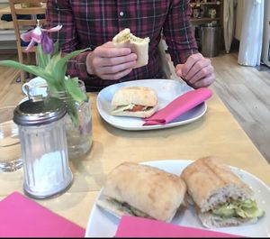 Avocado ciabattas - so so yummy at Happiness-Heart Cafe in Berlin