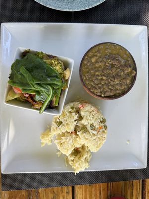 Vegan Italian bowl  at Island Flavor in The Bottom