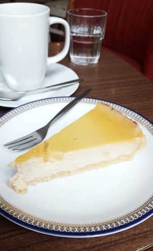 Lemon cheesecake #Veganuary at Pele-Mele in Berlin