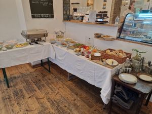 Vegan buffet at Pele-Mele in Berlin