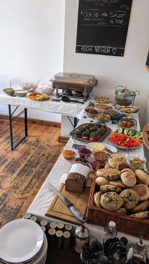 Sunday brunch buffet at Pele-Mele in Berlin