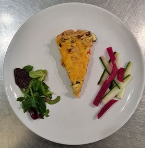 Quiche at Pele-Mele in Berlin