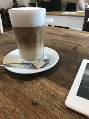 latte at Pele-Mele in Berlin