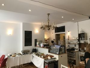 Inside at Pele-Mele in Berlin