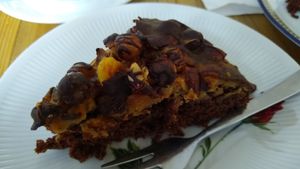 Schoko-Haselnuss-Kuchen at Pele-Mele in Berlin