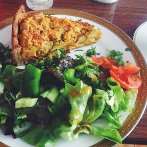 delicious quiche  at Pele-Mele in Berlin