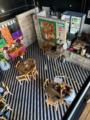 Inside  at Karma Bagels in San Andres Cholula