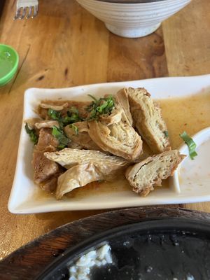 Boiled braised   at Surn Yi Vegetarian Restaurant in Phnom Penh