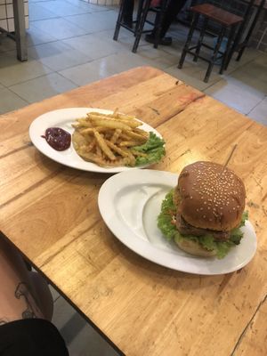burger  at Surn Yi Vegetarian Restaurant in Phnom Penh