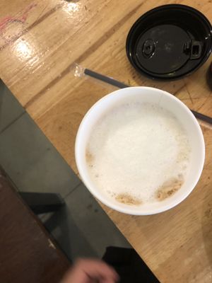 coconut cappuccino  at Surn Yi Vegetarian Restaurant in Phnom Penh