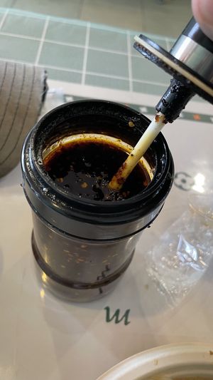 Chili stuff amazing   at Surn Yi Vegetarian Restaurant in Phnom Penh