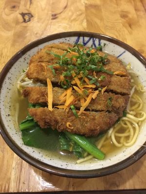 Steak noodle soup  at Surn Yi Vegetarian Restaurant in Phnom Penh