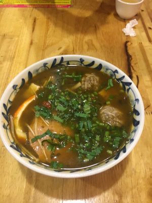 Chinese nutrition soup at Surn Yi Vegetarian Restaurant in Phnom Penh
