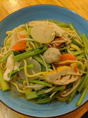 Fried Hokkien Noodles at Surn Yi Vegetarian Restaurant in Phnom Penh