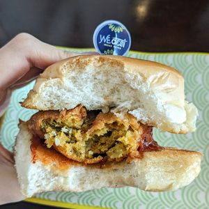 Vegan Vada Pav at We Desi - Indian Bistro in Central Singapore