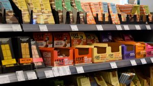 chocolates at Veganz in Berlin