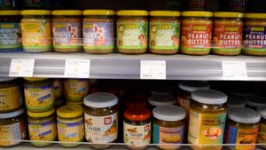 peanut butters at Veganz in Berlin