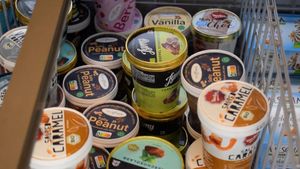 ice cream at Veganz in Berlin