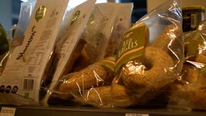 bagels at Veganz in Berlin