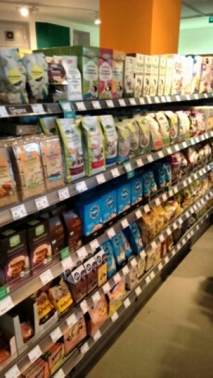 store cupboard goods at Veganz in Berlin