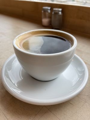 Americano  at Veganz in Berlin