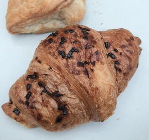 chocolate croissantchocolate croissant #Veganuary at Veganz in Berlin