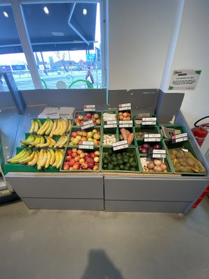 Fresh fruit and veg  at Veganz in Berlin