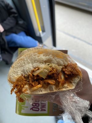 Terry’s Terra Vegane Carolina BBQ sandwich  at Veganz in Berlin