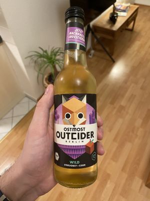 Cider from the chilled drinks section  at Veganz in Berlin