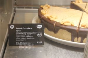peanut chocolate at Veganz in Berlin
