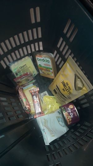 A selection of vegan goodies! at Veganz in Berlin