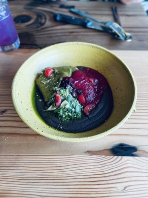 Grape leaves tamale  at Feral in Portland