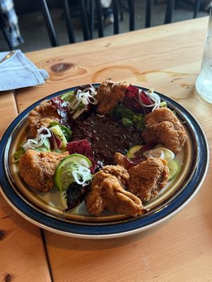 Country fried lions mane  at Feral in Portland