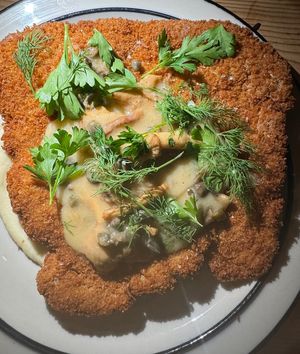 Schnitzel  #Veganuary at Feral in Portland