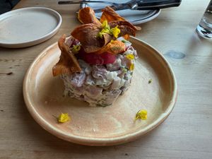 Potato salad at Feral in Portland