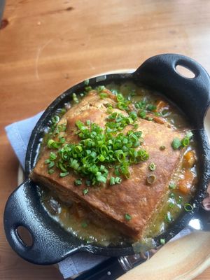 Chantrelles Pot Pie  at Feral in Portland