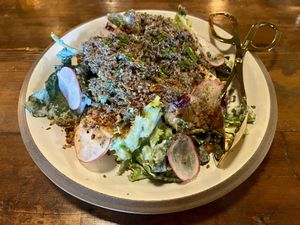 the Caesar salad…  at Feral in Portland