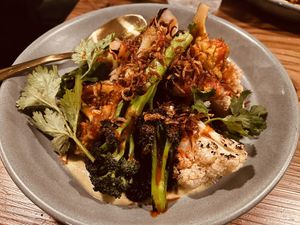 seared brassicas!  at Feral in Portland