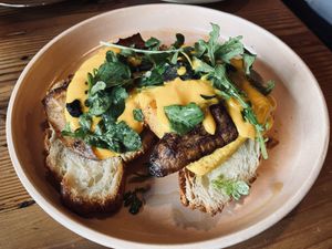 new year’s day brunch plate!  at Feral in Portland