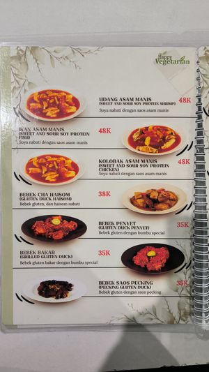  at Happy Vegetarian Food in 