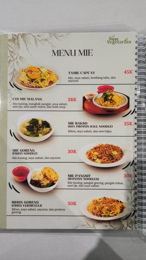  at Happy Vegetarian Food in 