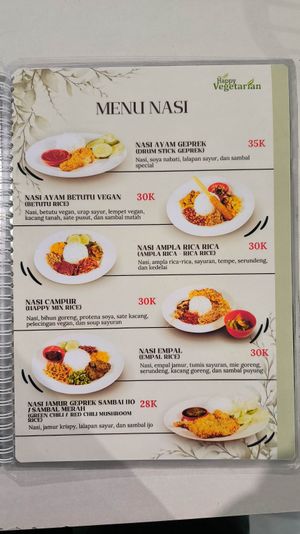  at Happy Vegetarian Food in 