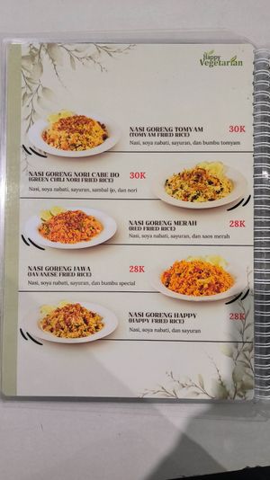  at Happy Vegetarian Food in 