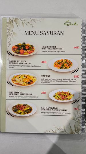  at Happy Vegetarian Food in 