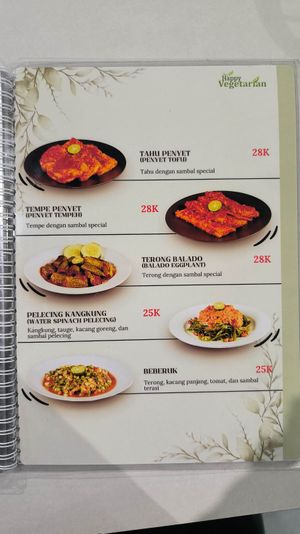  at Happy Vegetarian Food in 